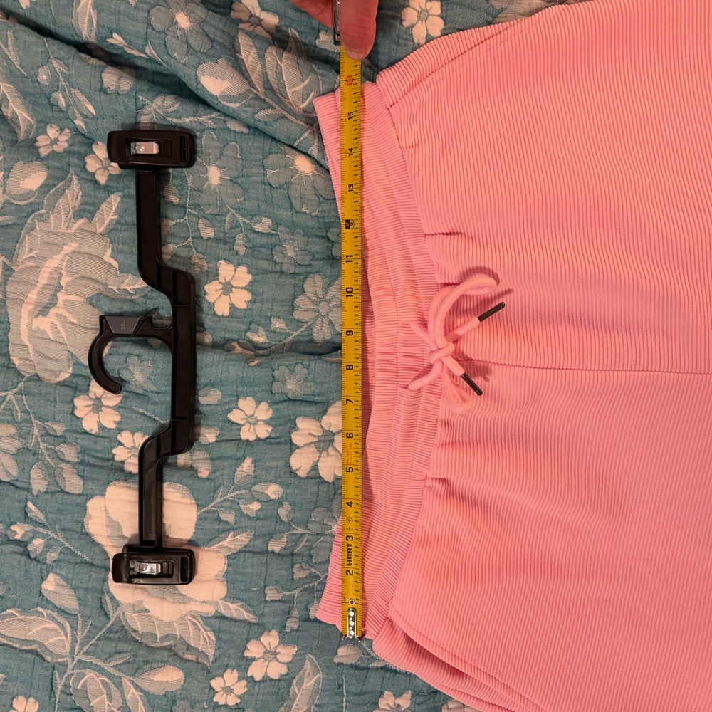 Pink Short Sleeve Zip-Up Top and Pants Set - Picture 6 of 7